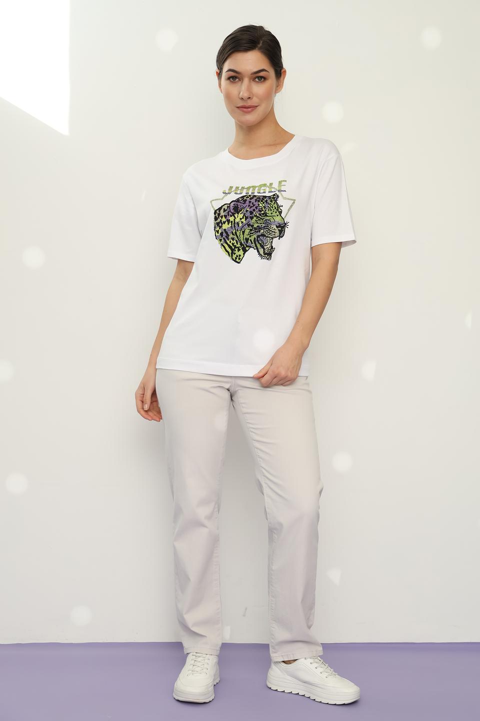 Джинсы Angels прямого кроя бежевые