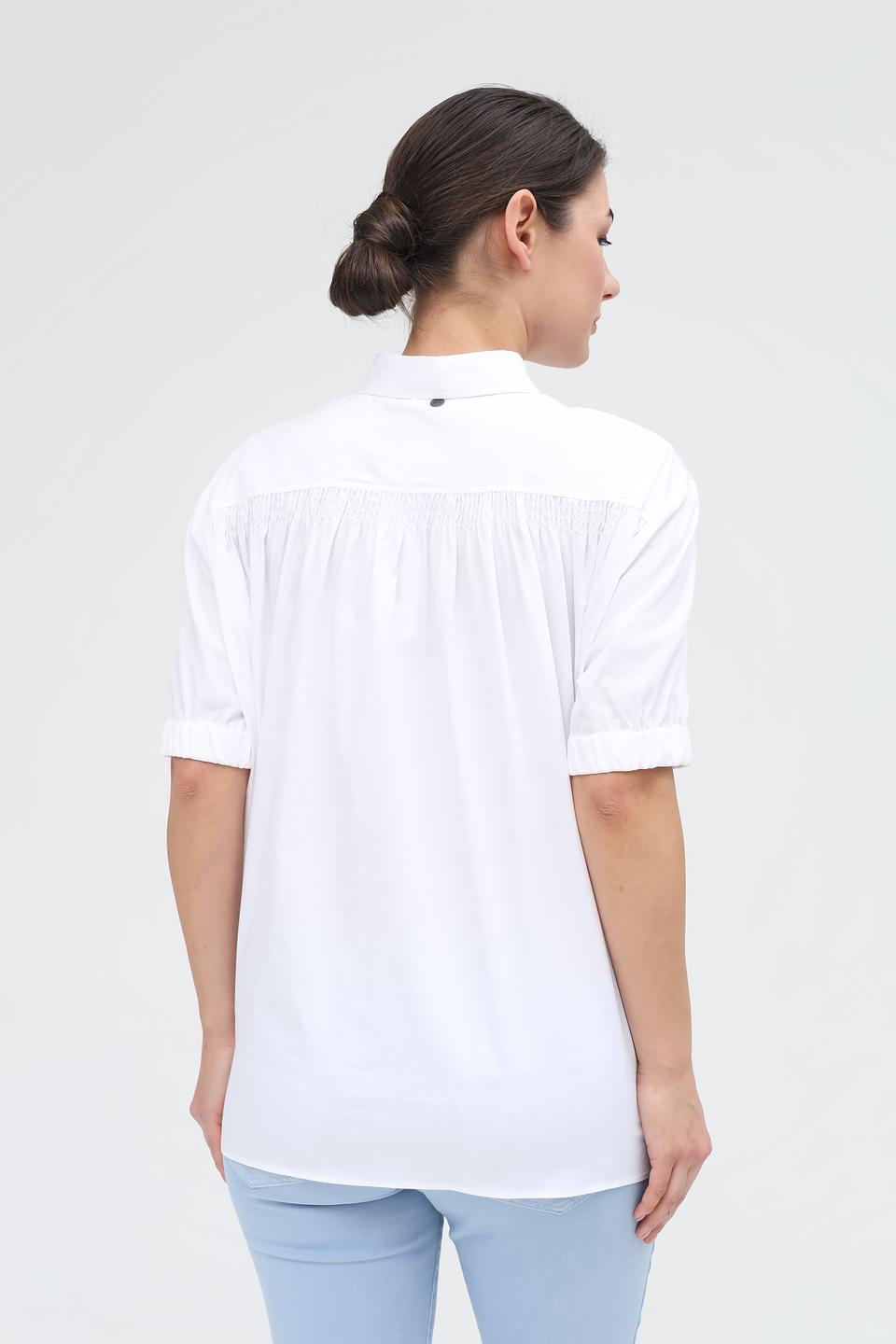 Рубашка You Just White с коротким рукавом