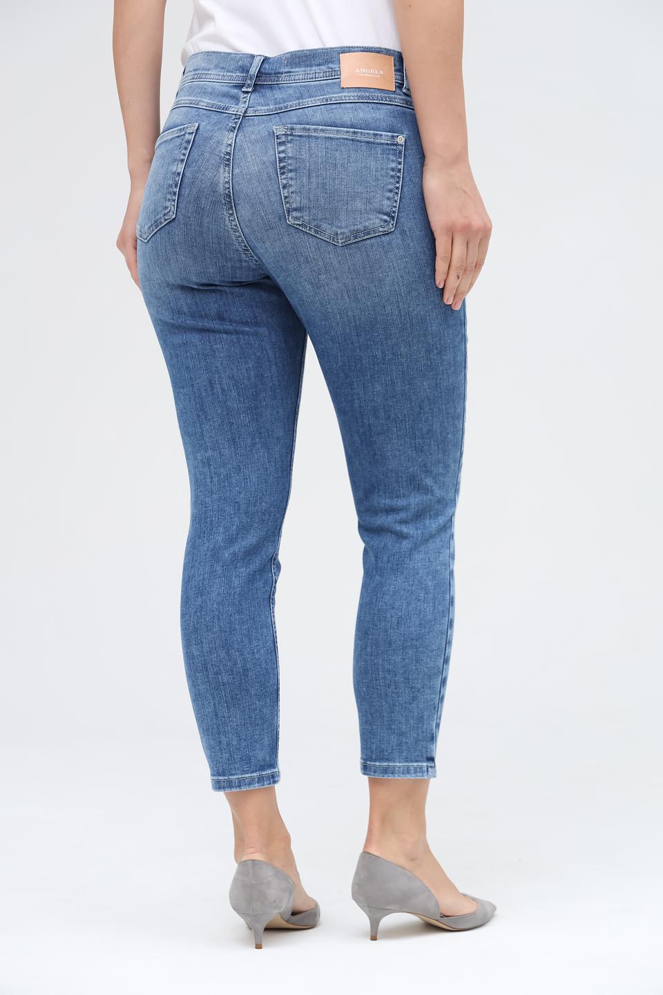 Джинсы Angels с высокой талией голубой