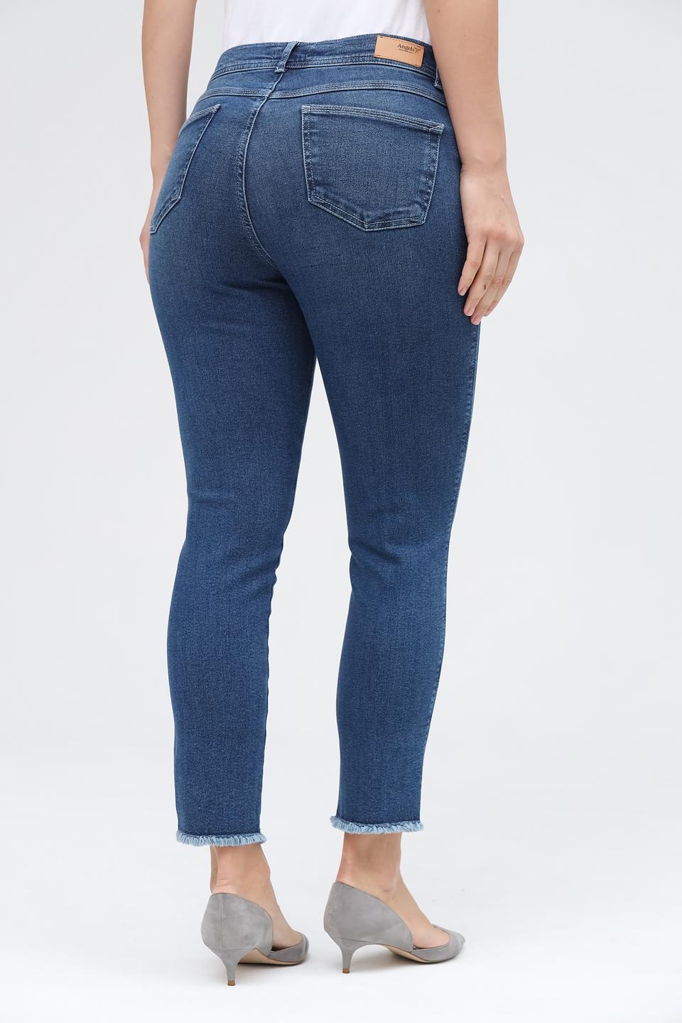 Джинсы Angels с необработанным краем синие