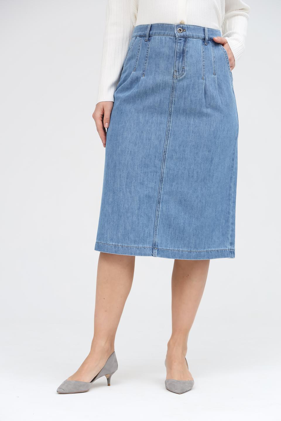 Юбка Gerry Weber джинсовая голубая