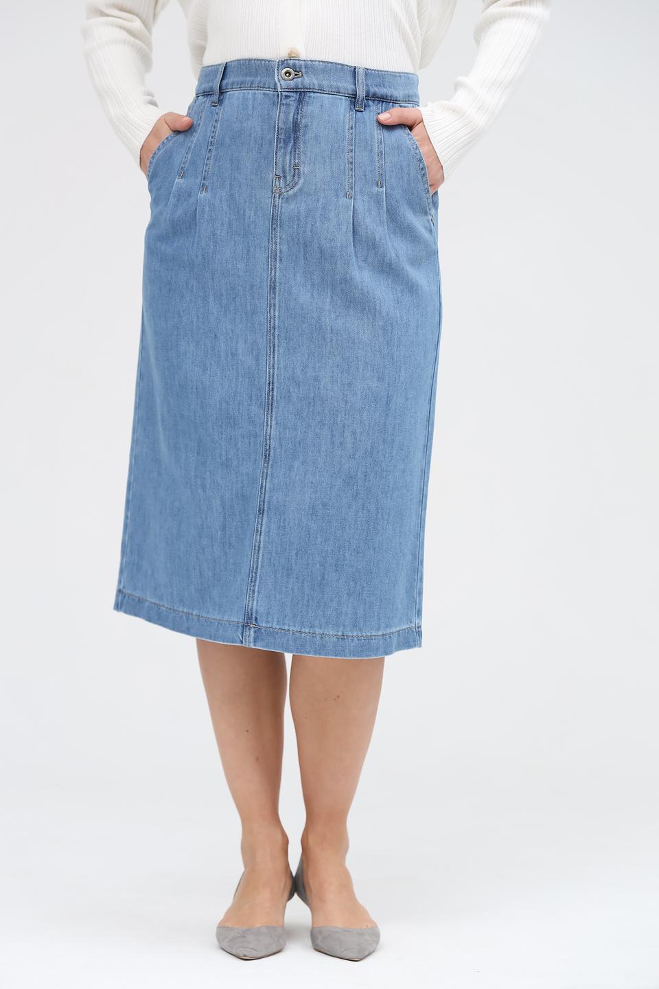 Юбка Gerry Weber джинсовая голубая