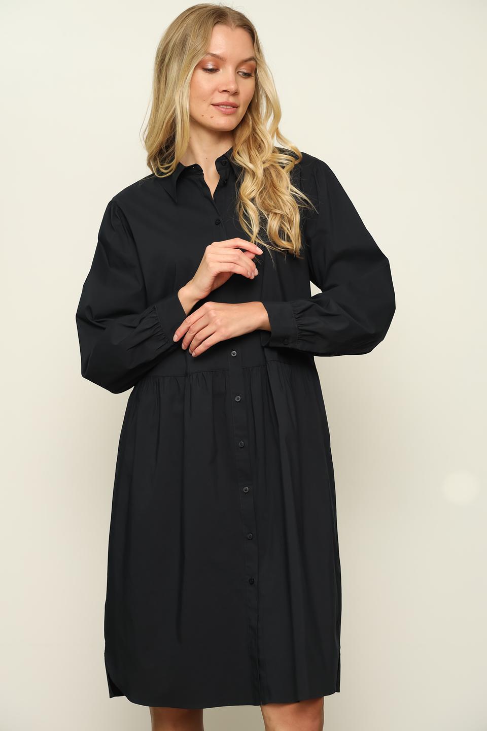 Платье рубашка Gerry Weber чёрное