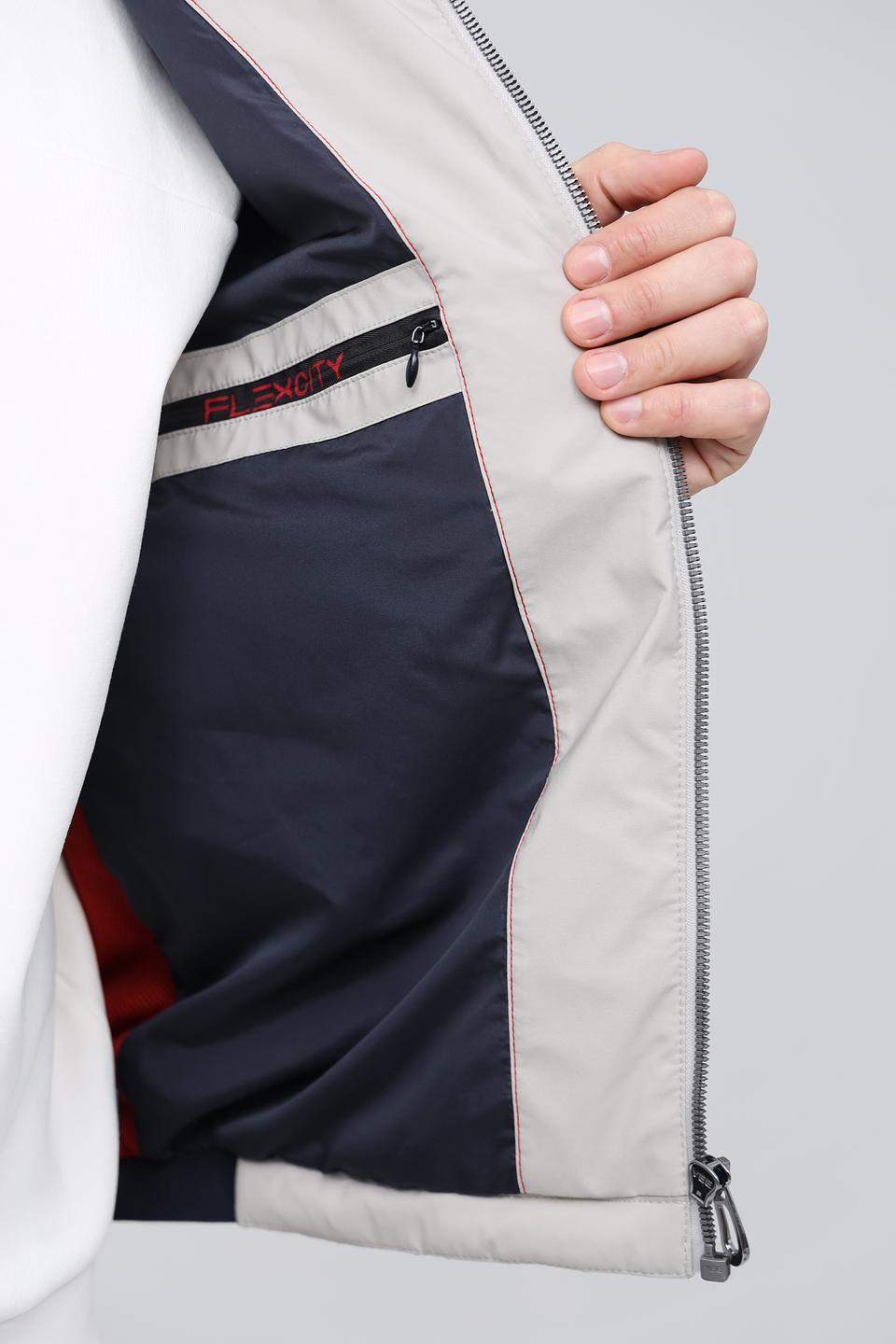 Куртка Bugatti стеганая серая