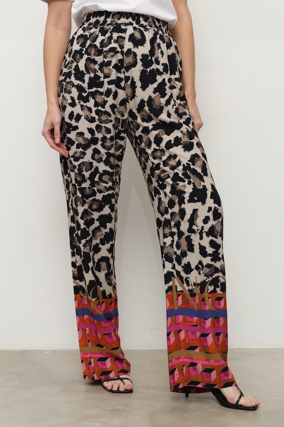Брюки Catnoir с леопардовым принтом