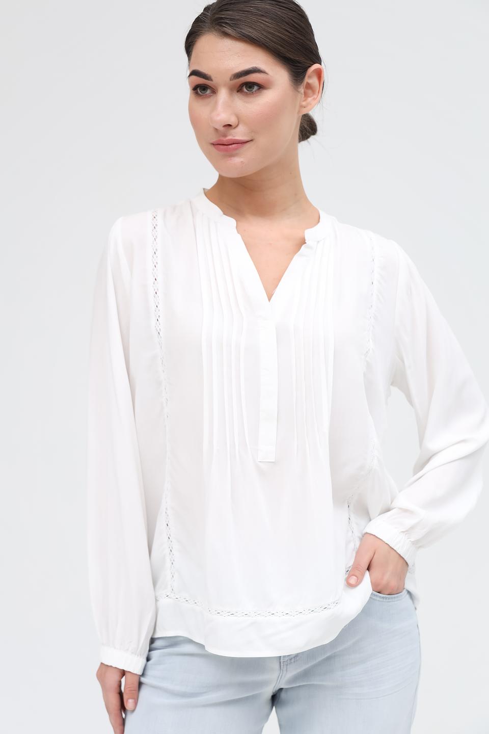Блуза Broadway женская белая с вышивкой