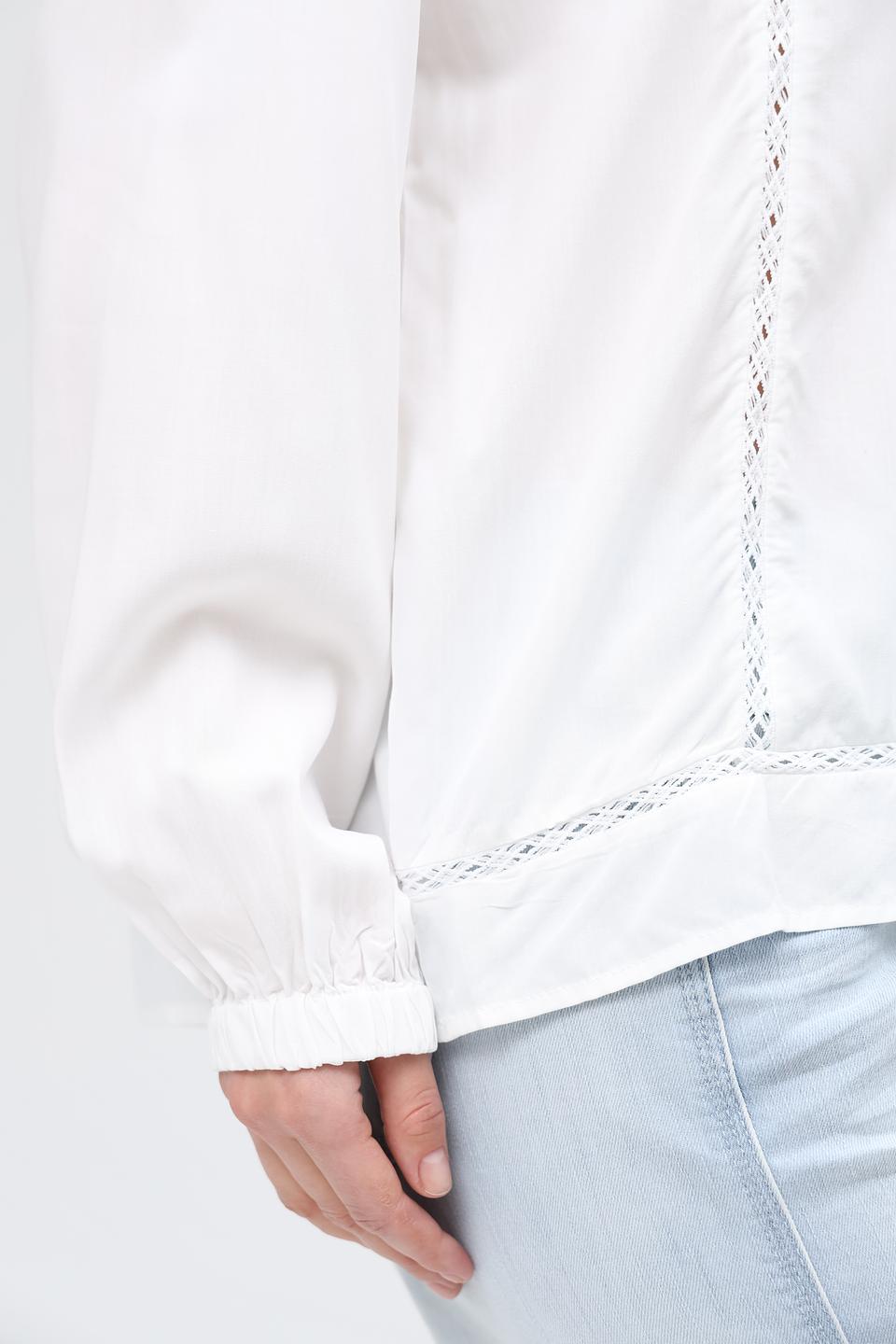 Блуза Broadway женская белая с вышивкой