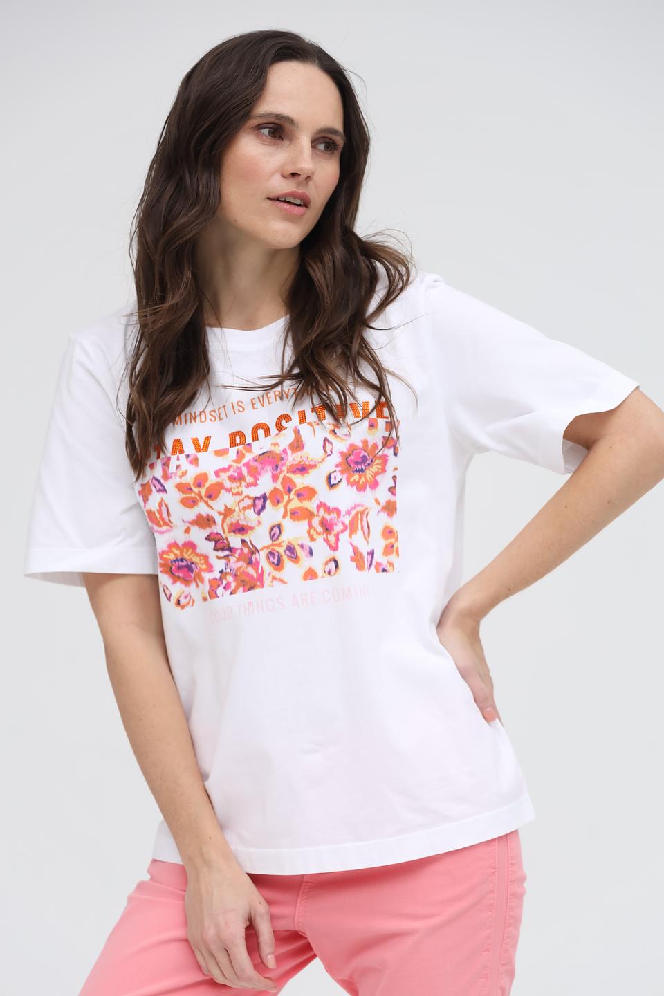 Футболка Marc Aurel с цветочным принтом