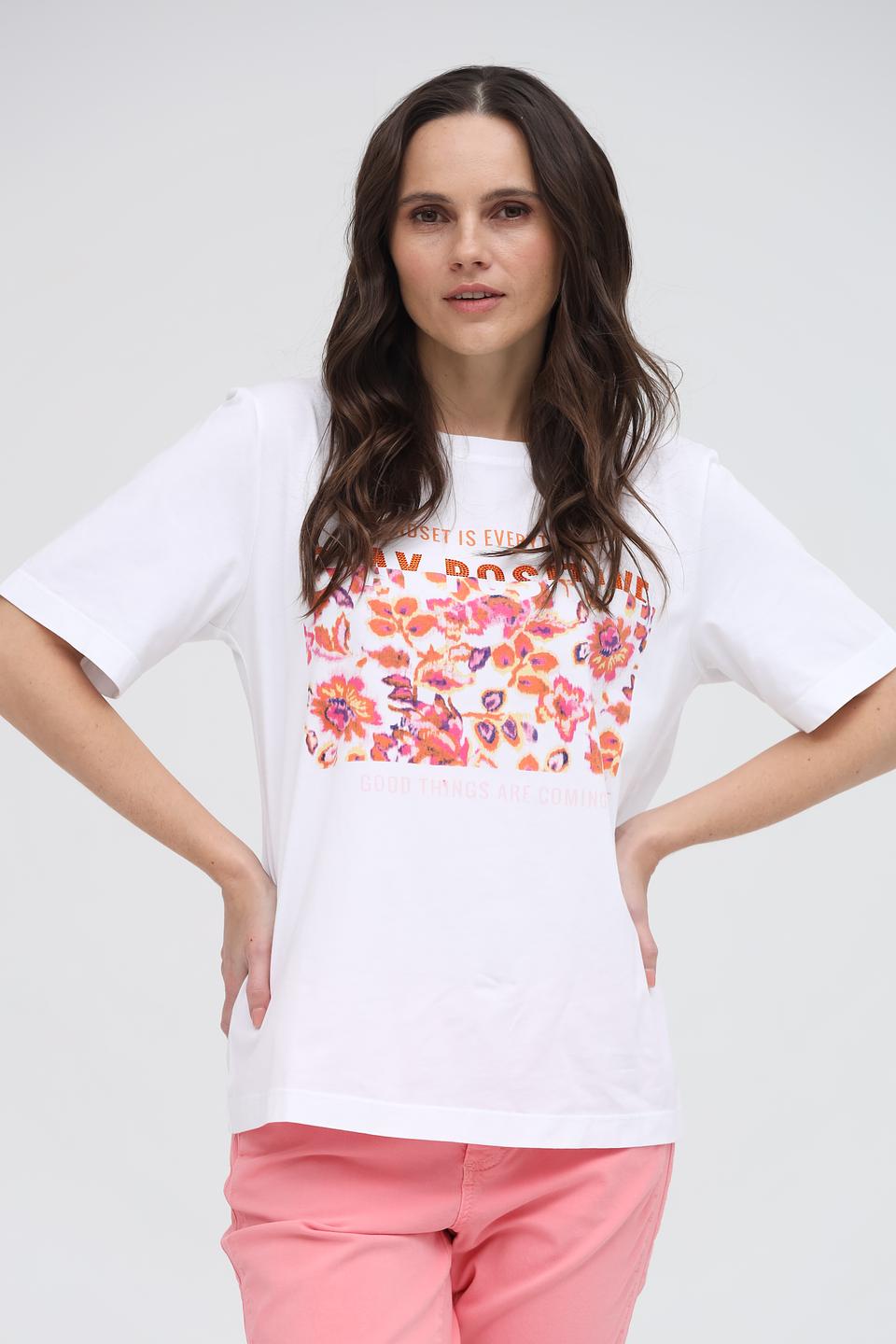 Футболка Marc Aurel с цветочным принтом