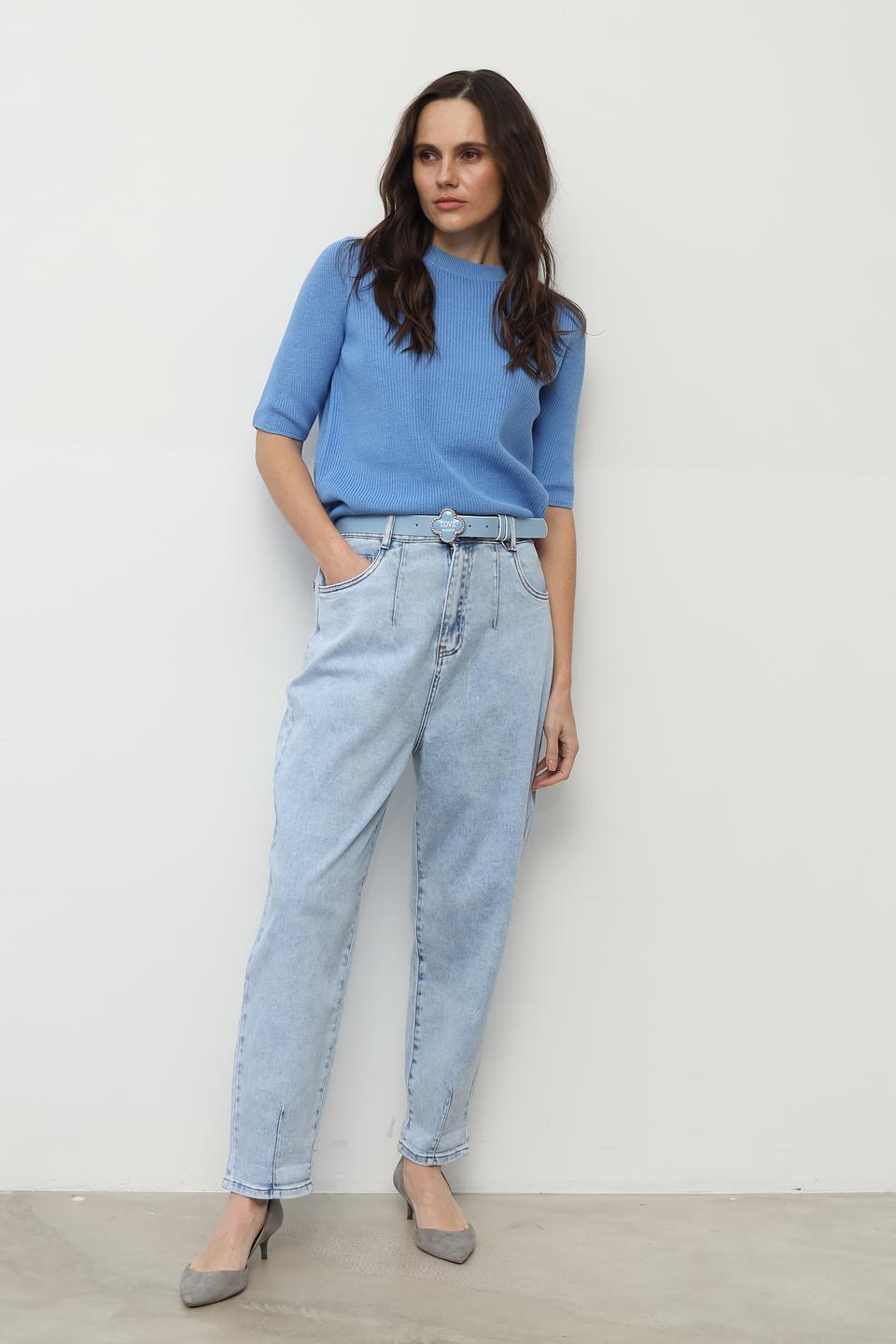 Пуловер Gerry Weber голубой с 3/4 рукавом