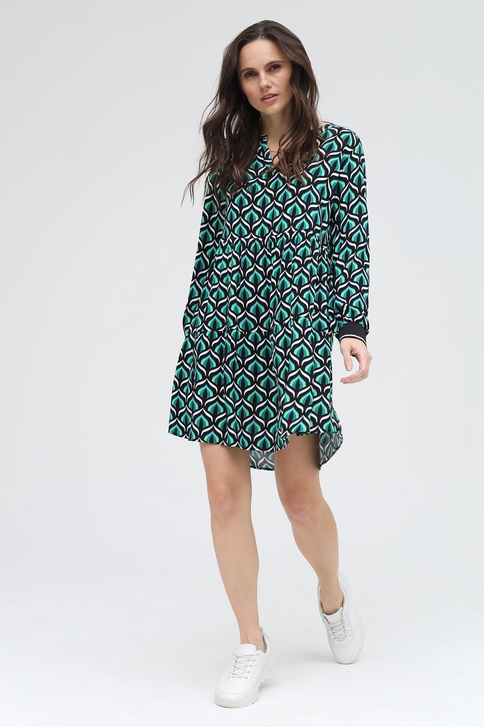 Платье Via Appia с геометрическим принтом