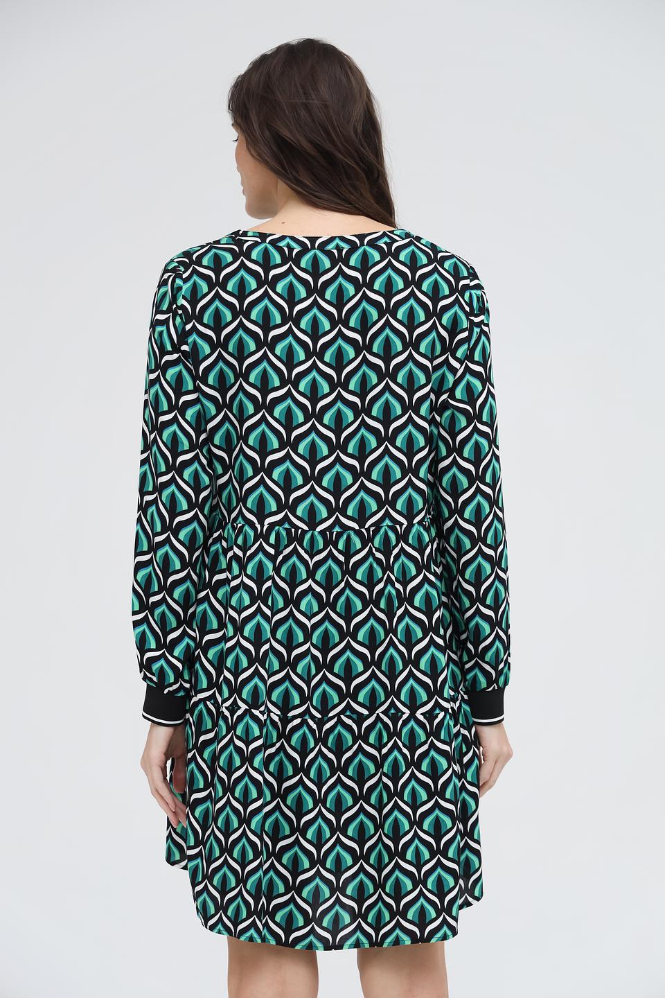 Платье Via Appia с геометрическим принтом