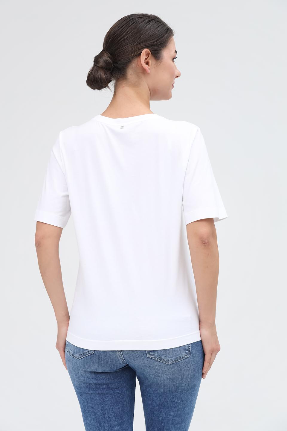 Футболка Marc Aurel с принтом белый