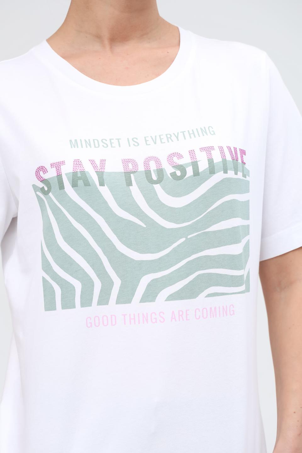 Футболка Marc Aurel с принтом белый