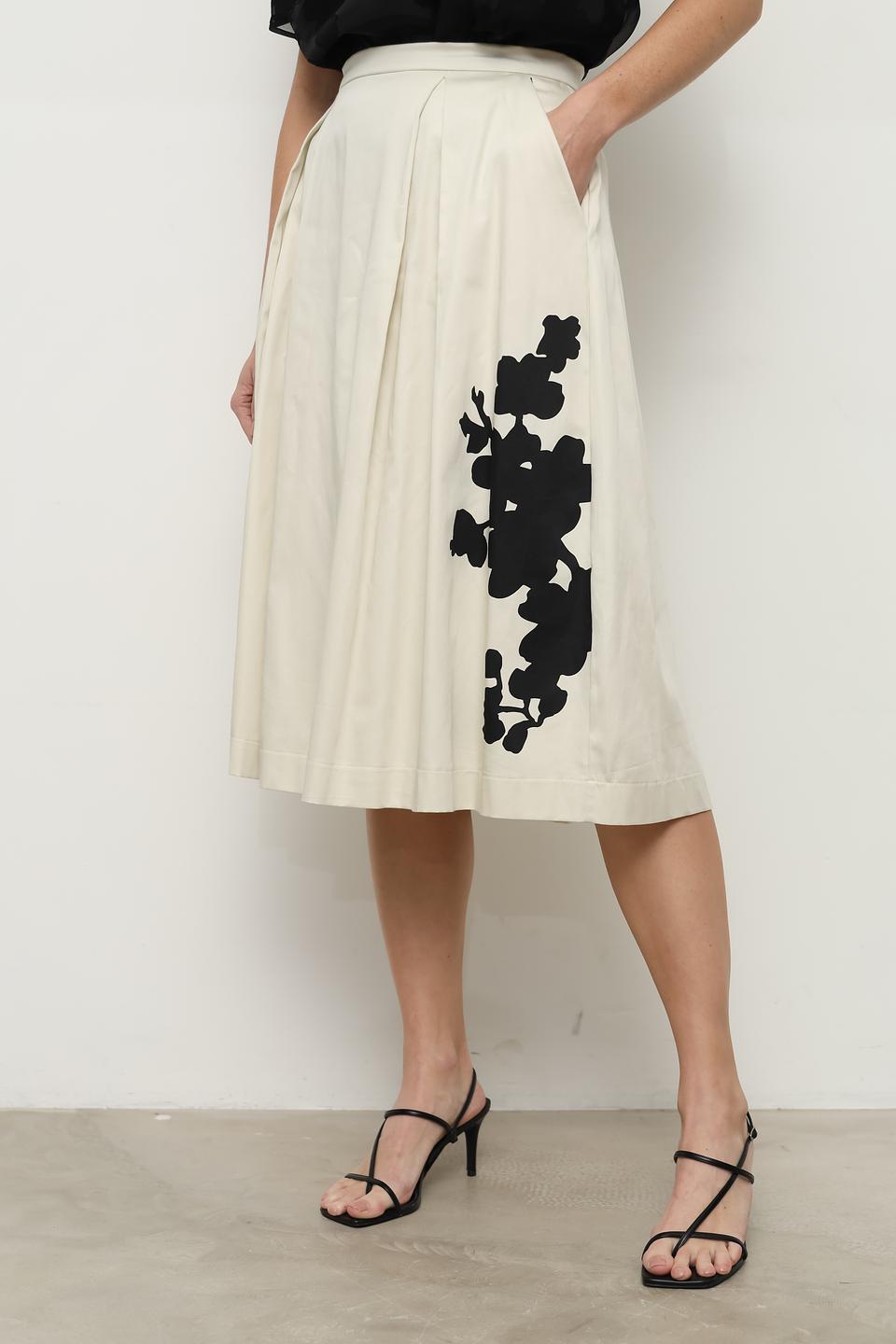 Юбка Taifun с цветочным принтом