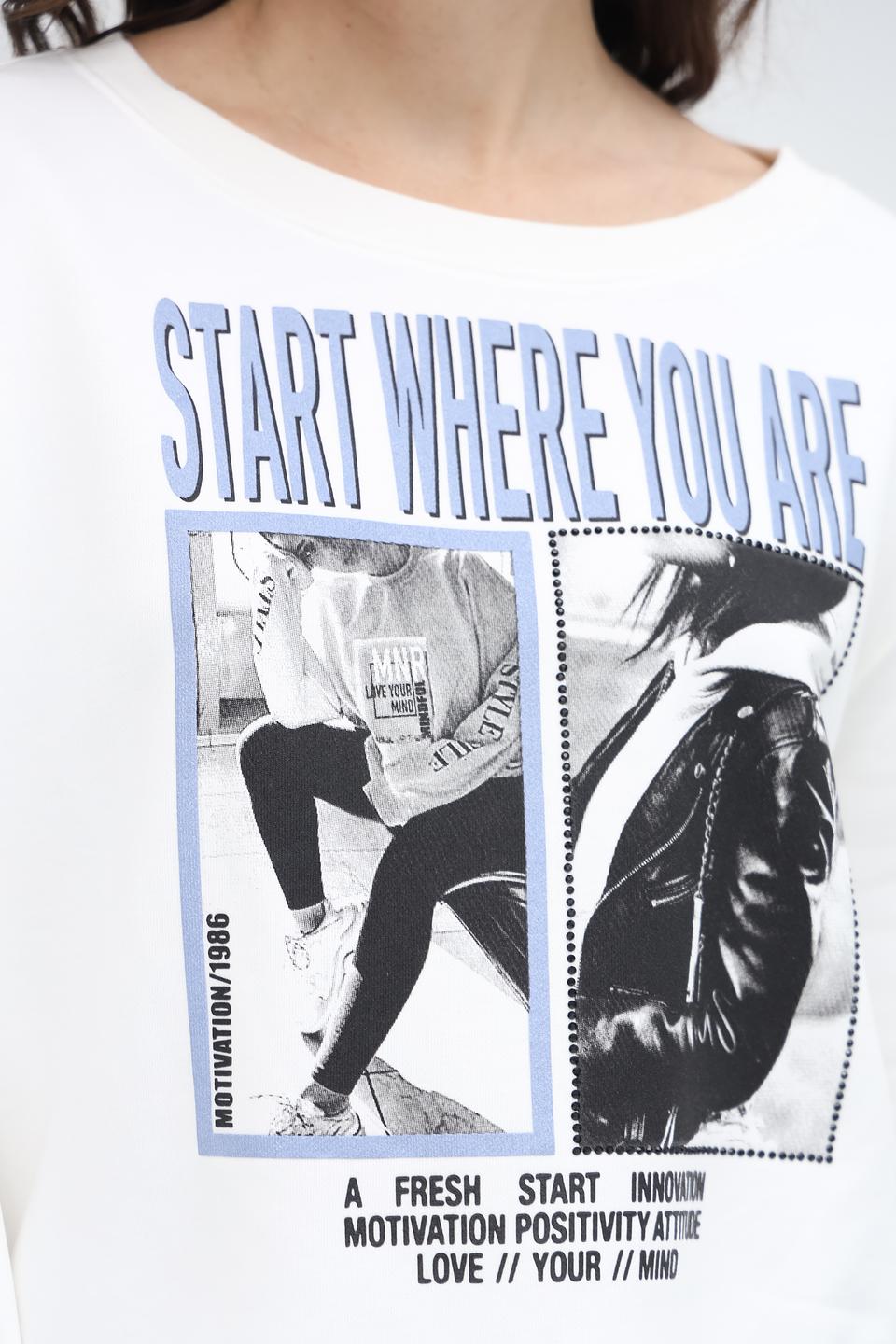 Толстовка Monari с принтом