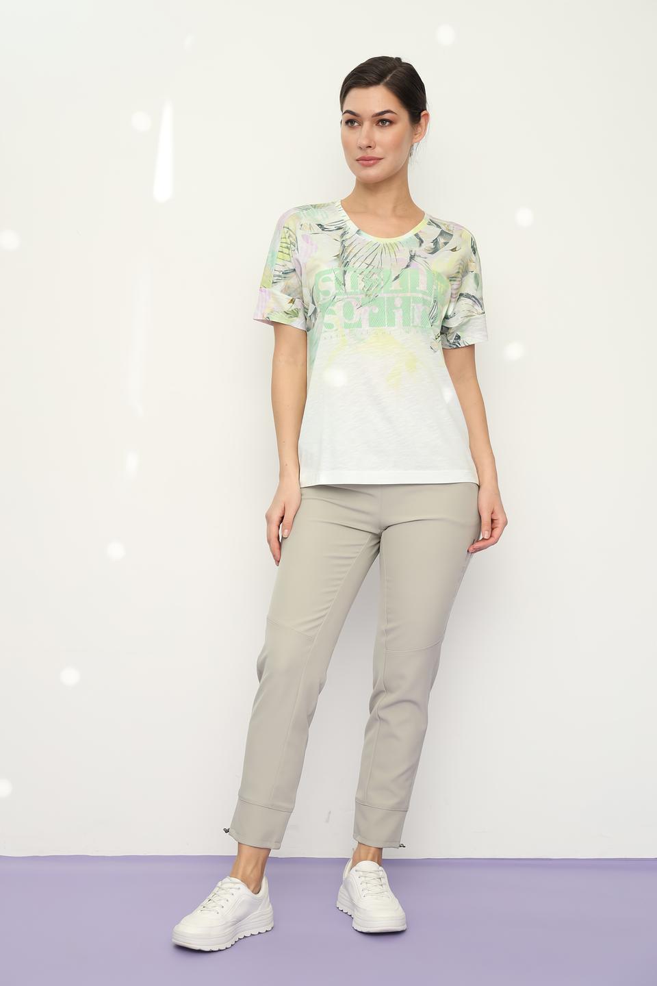 Футболка Lecomte с принтом