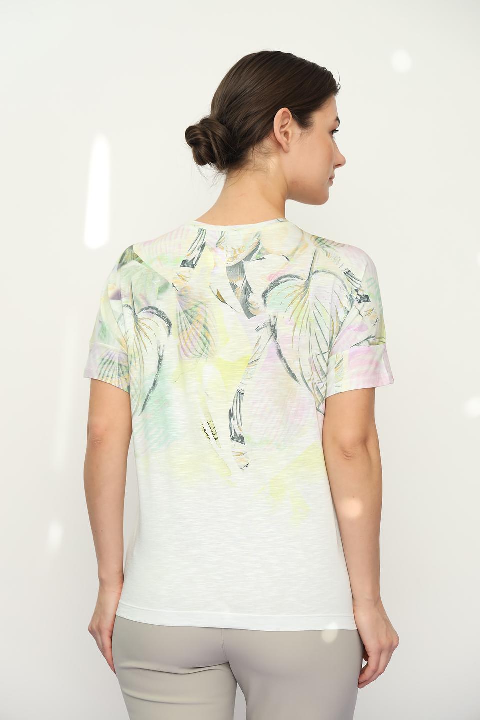 Футболка Lecomte с принтом