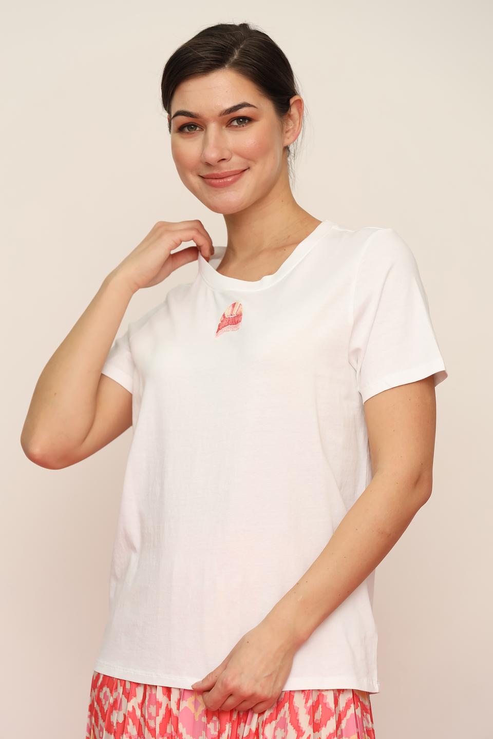 Футболка Oui с вышивкой
