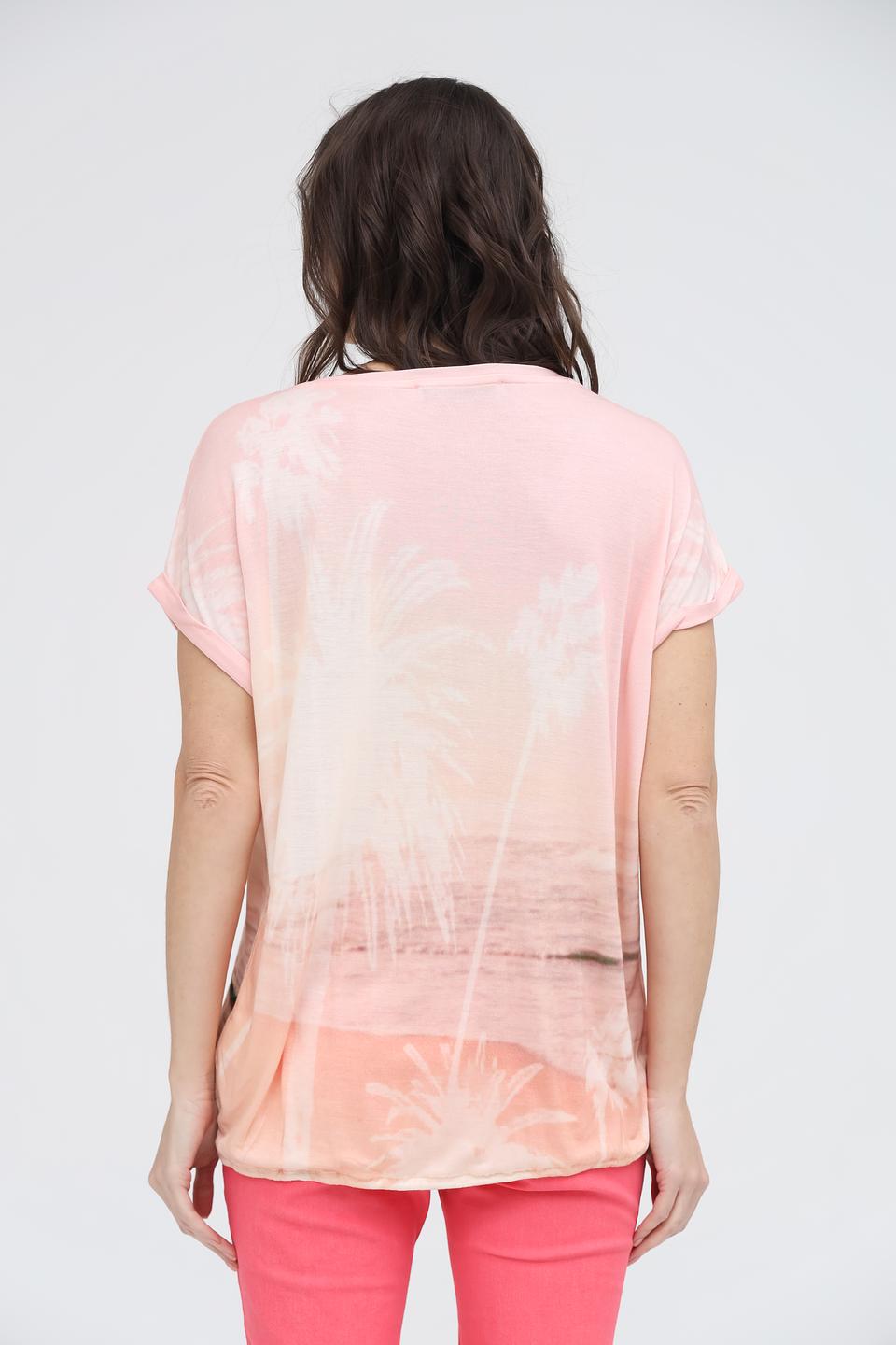 Блуза Oui с принтом пальм