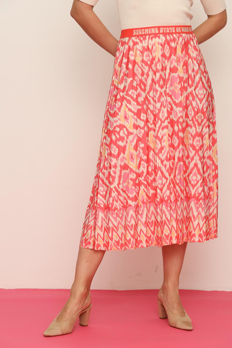 Юбка Oui плиссированная с узором