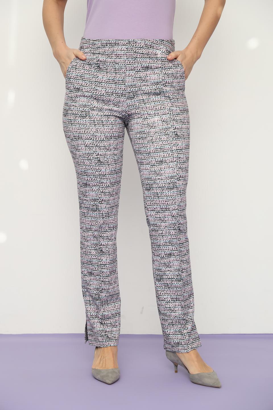 Брюки Lecomte в клетку