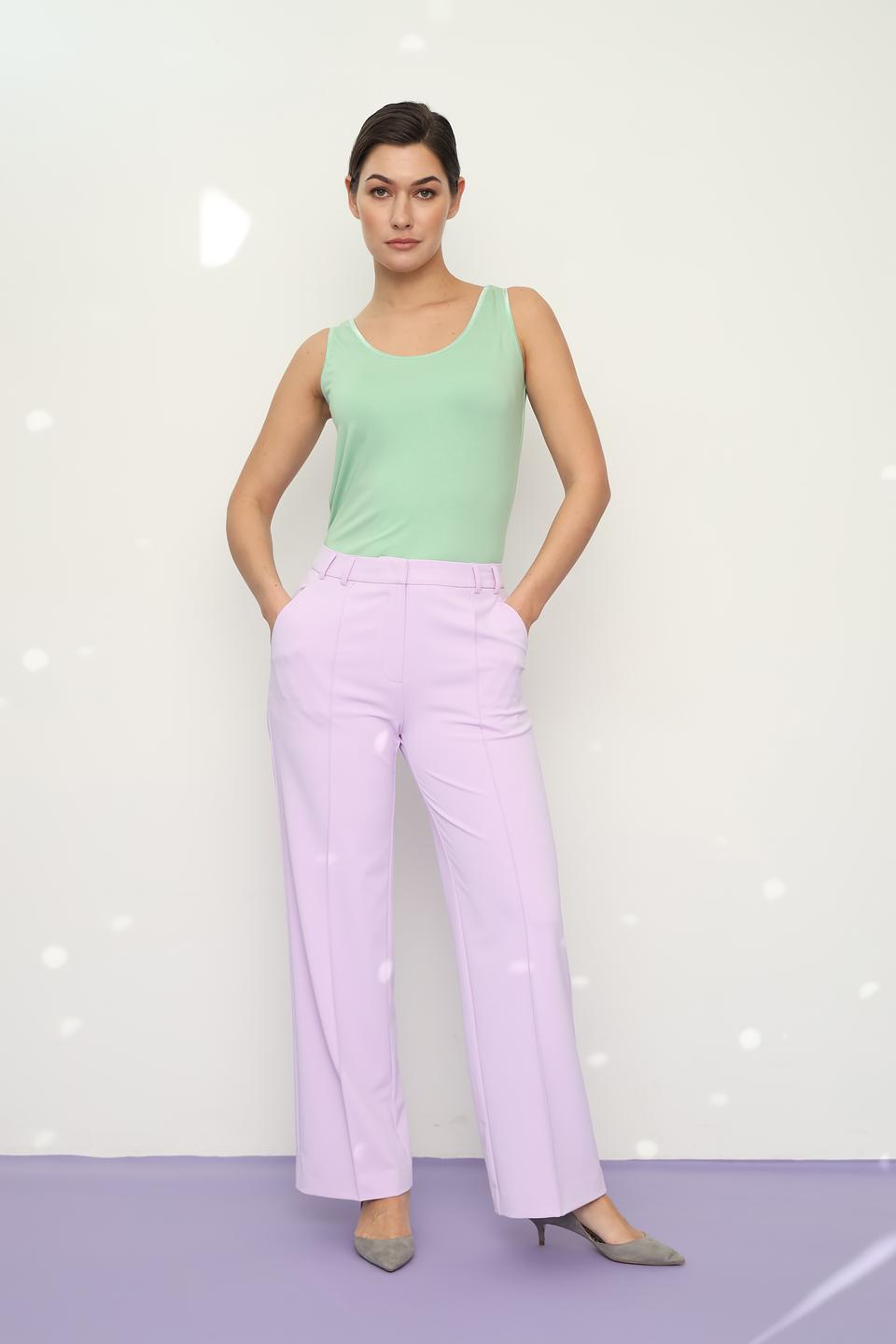 Брюки Lecomte классические лавандовые
