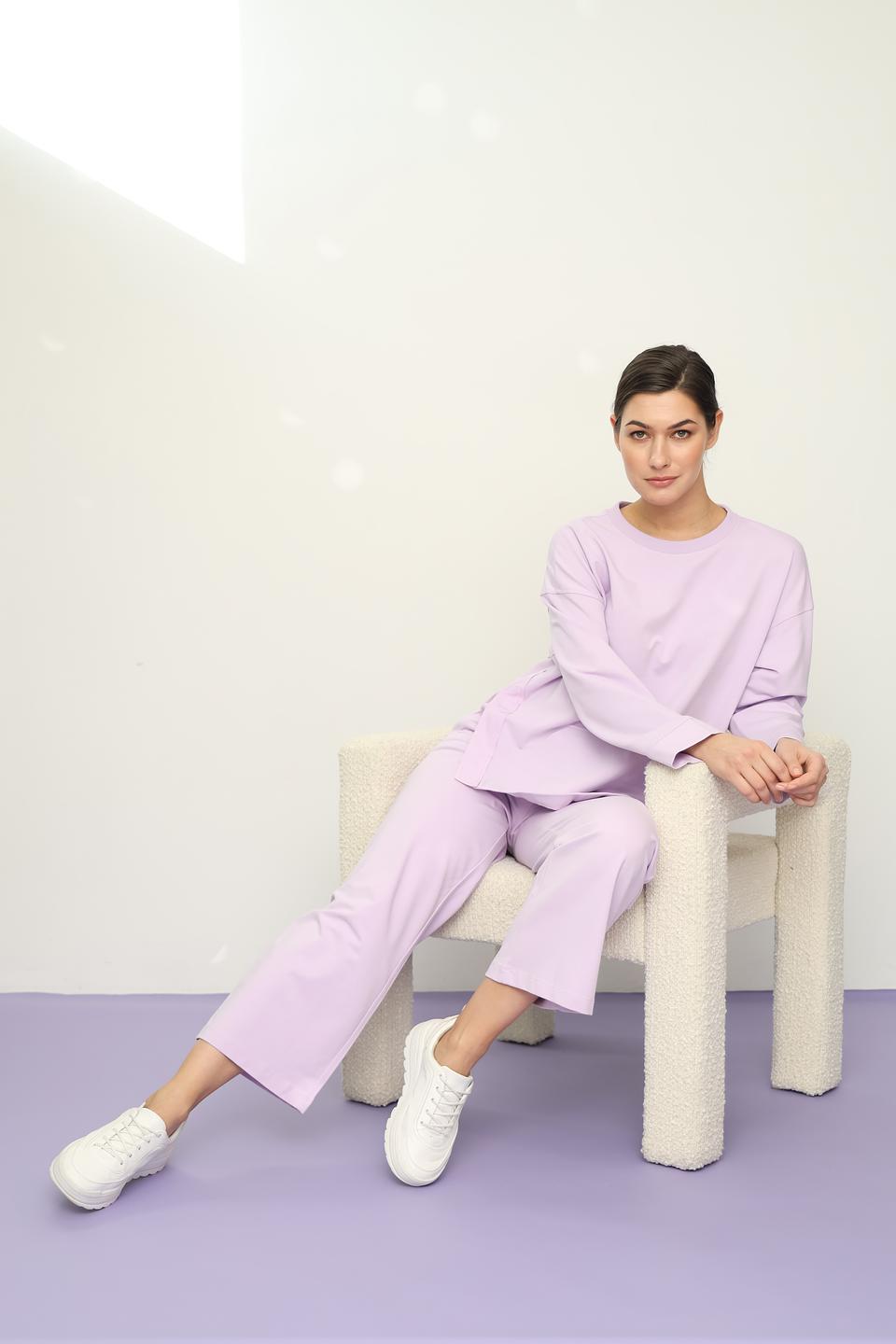 Пуловер Lecomte лавандовый
