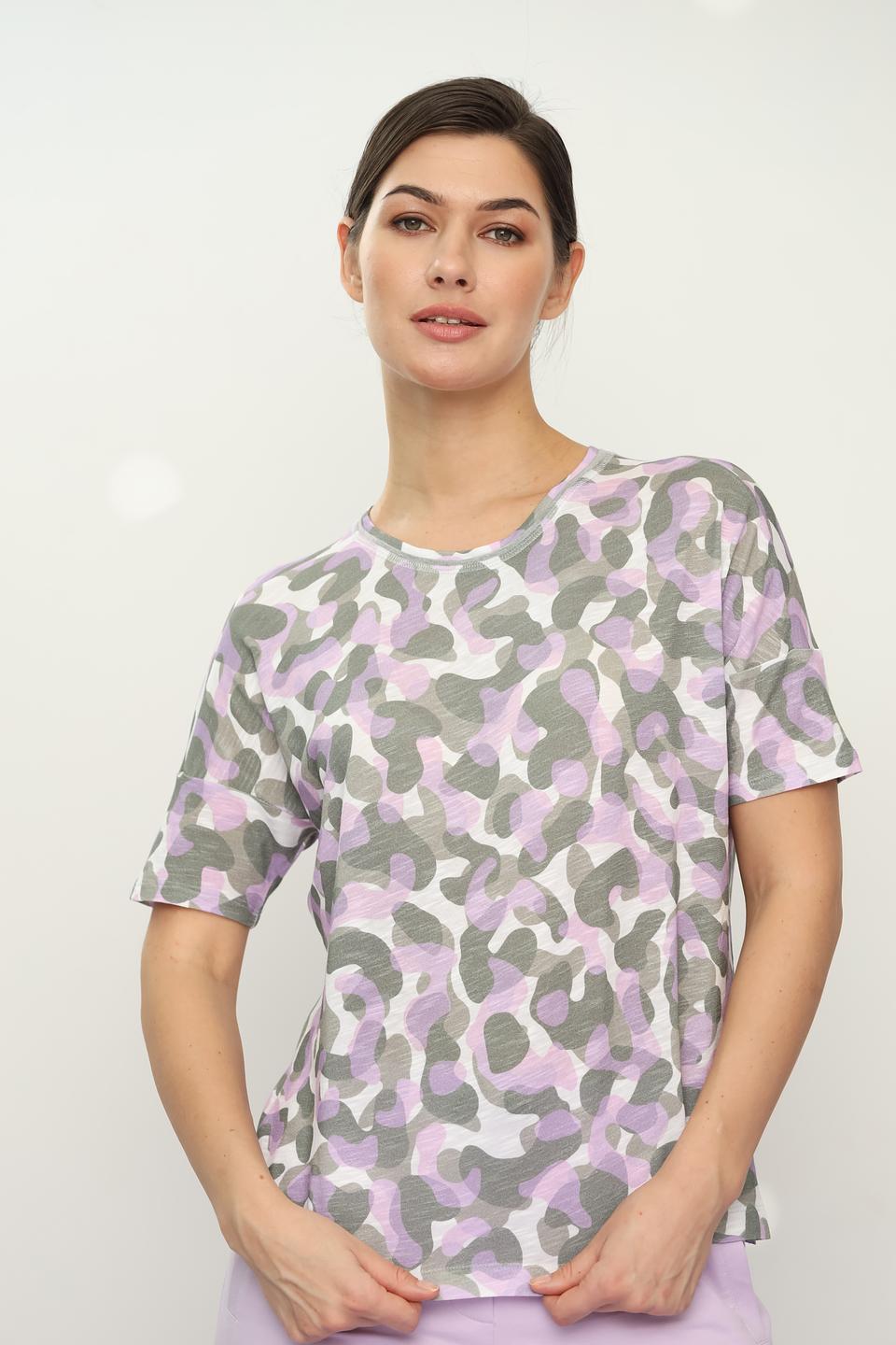 Футболка Lecomte камуфляж