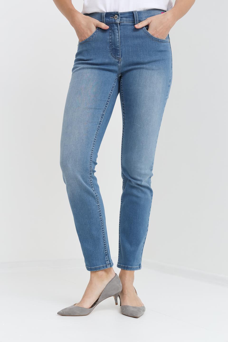 Джинсы Pezzo голубые Slim Fit