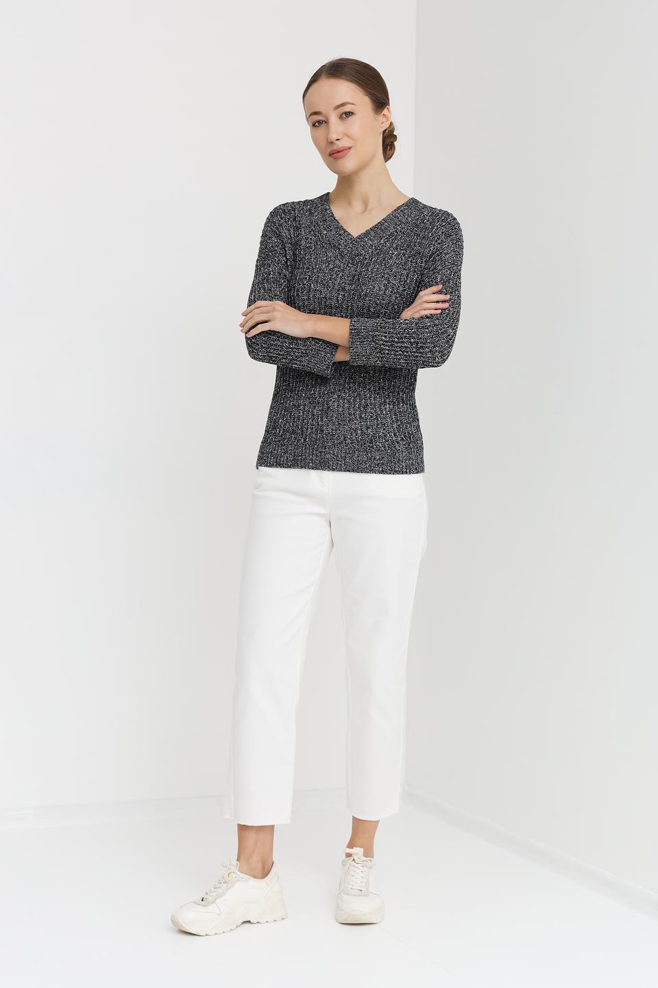 Пуловер Pezzo с V-образным вырезом