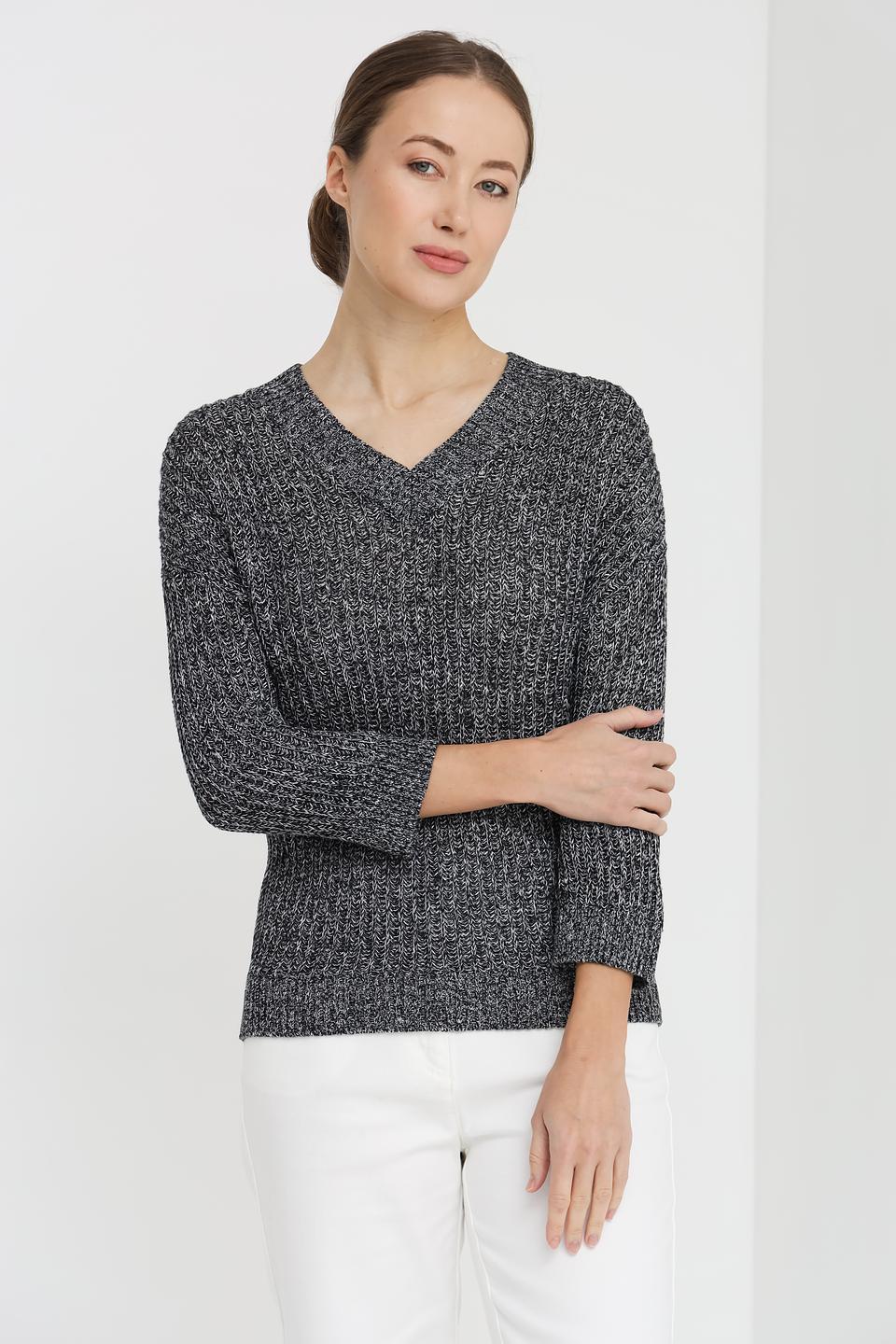 Пуловер Pezzo с V-образным вырезом