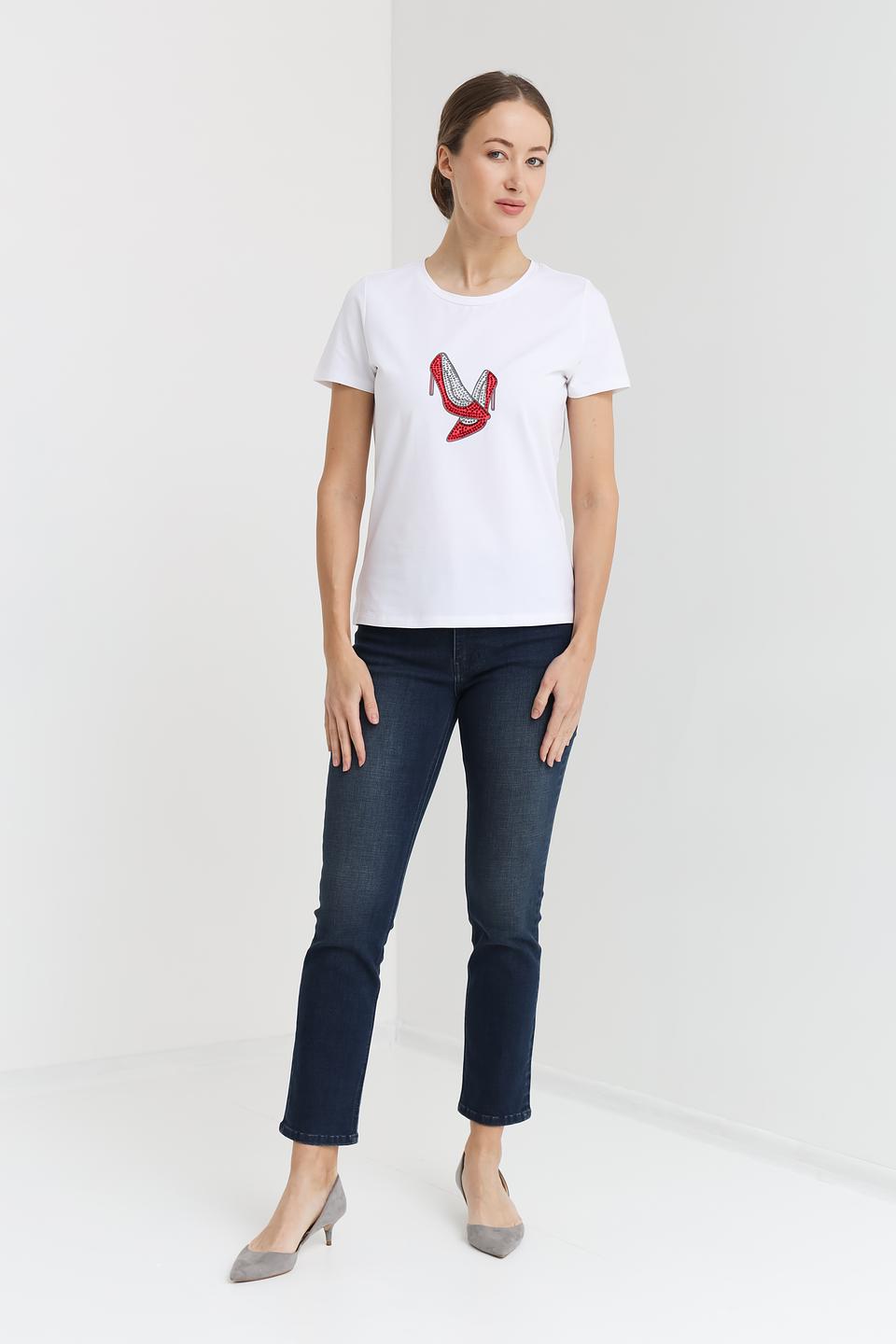 Футболка Pezzo с принтом туфель