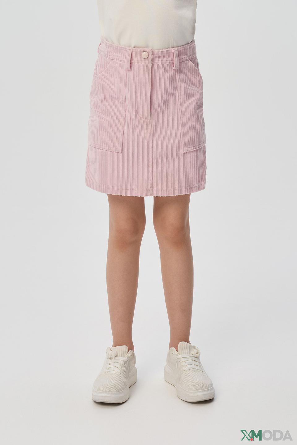 Юбка Choupette дев. вельветовая розовая