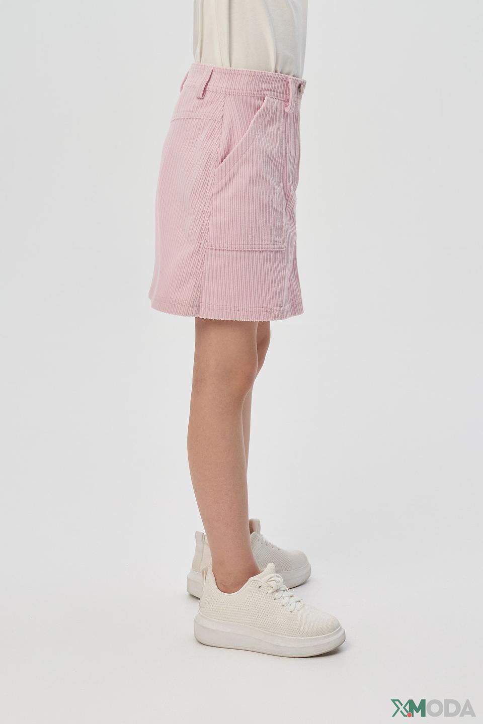 Юбка Choupette дев. вельветовая розовая