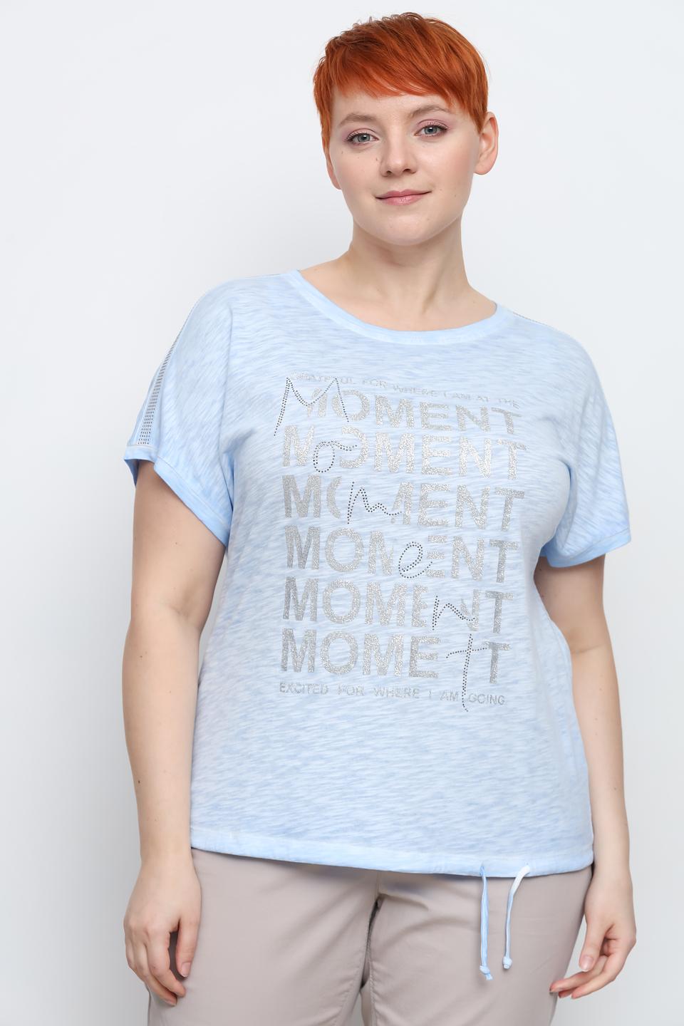 Футболка Via Appia с принтом "Moment"