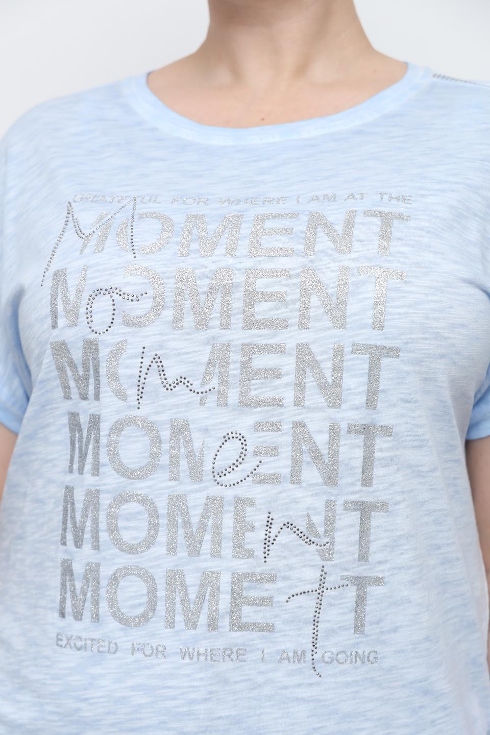 Футболка Via Appia с принтом "Moment"