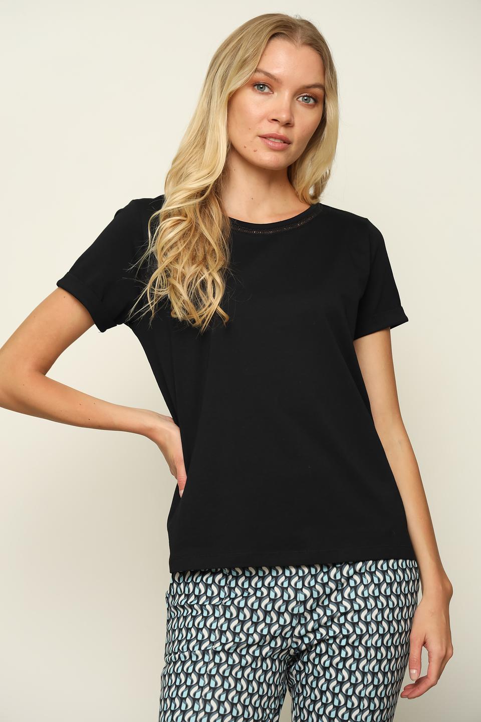 Футболка Taifun женская чёрная