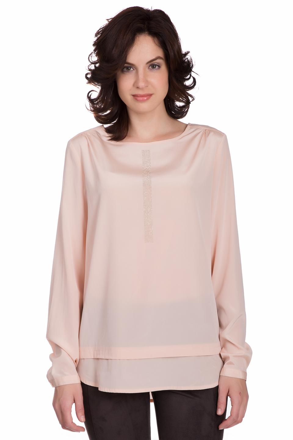 Блуза Tuzzi розовая со стразами