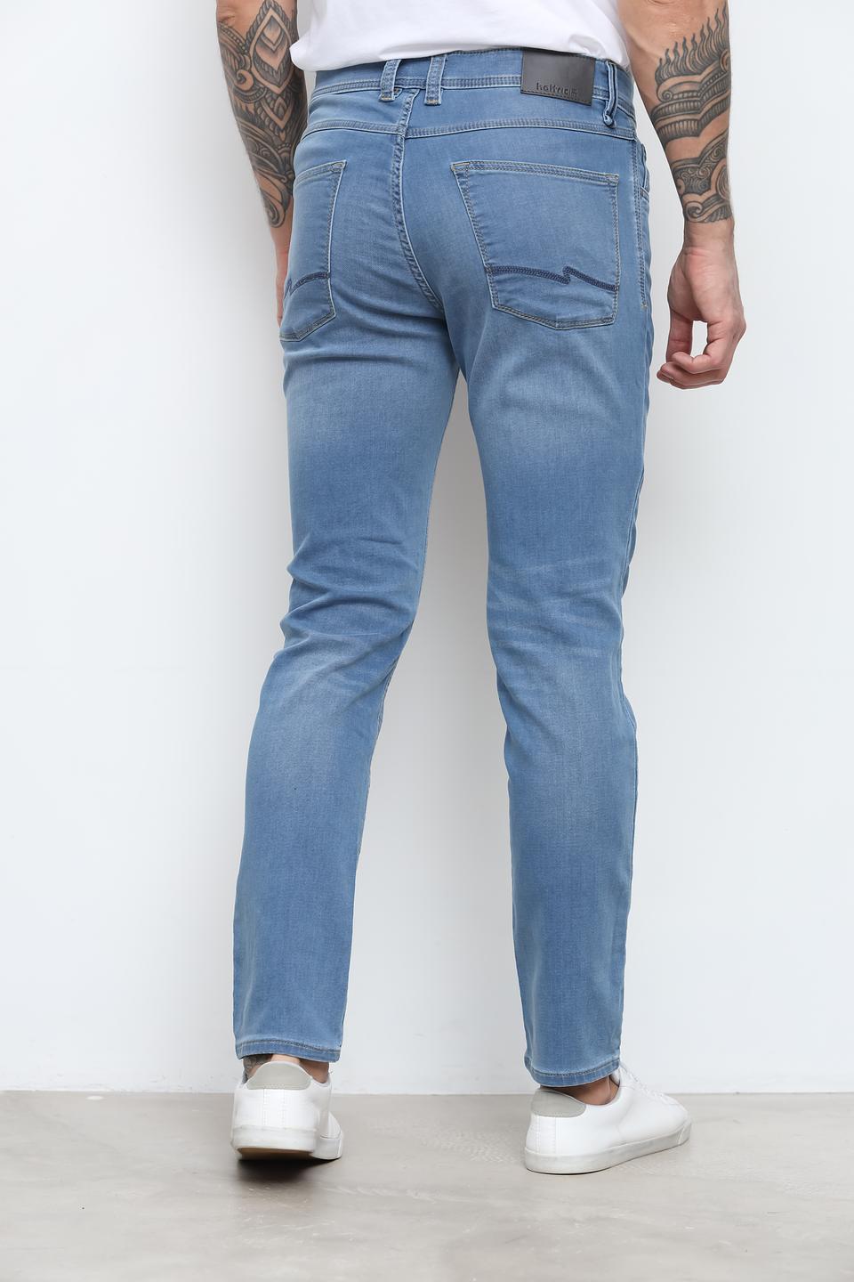 Джинсы Hattric Slim Fit голубые