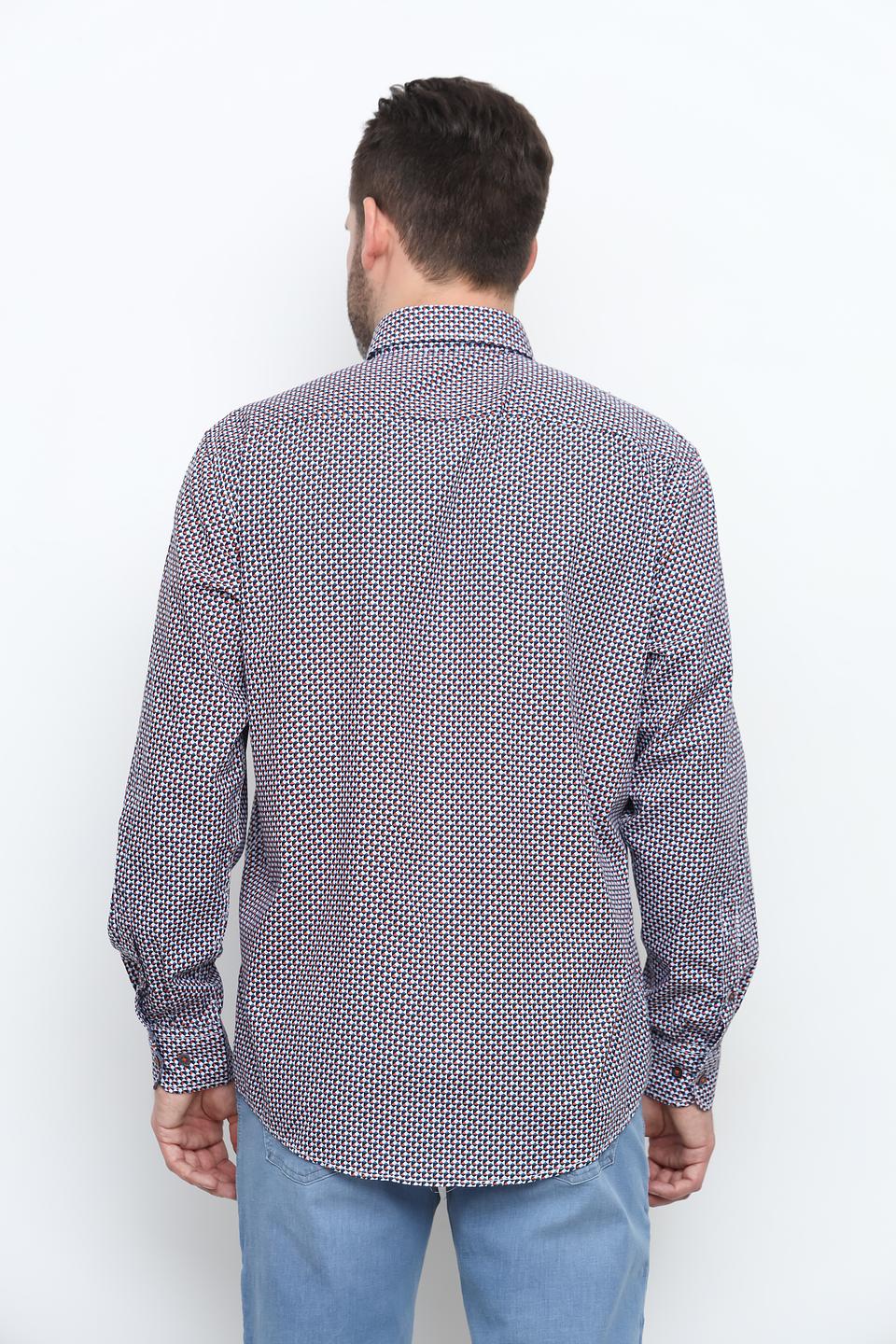 Рубашка Casa Moda приталенная в клетку