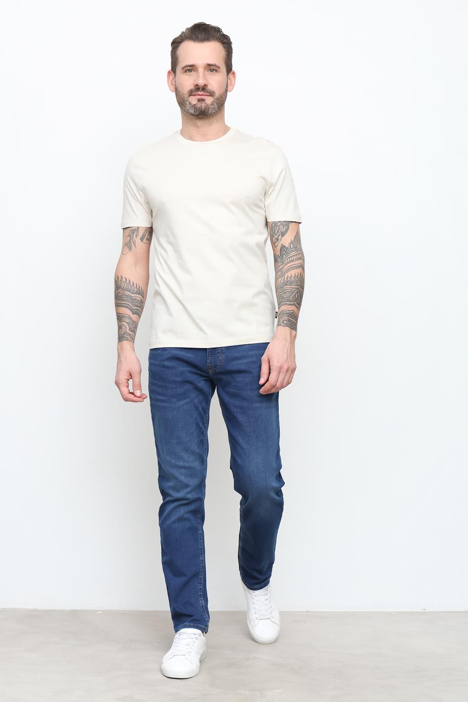 Джинсы Hattric синие slim fit