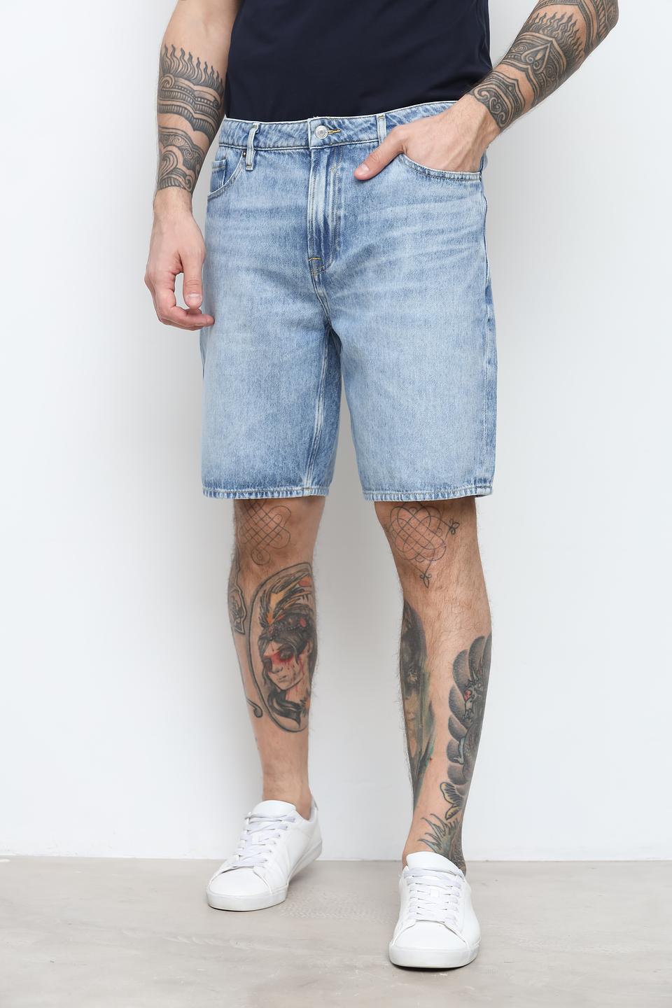 Шорты джинсовые Guess голубые