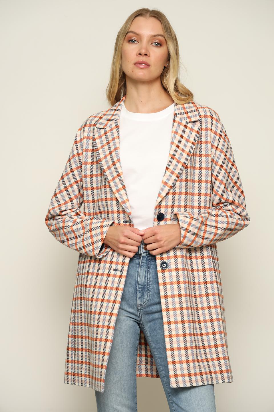 Пальто Bugatti в клетку