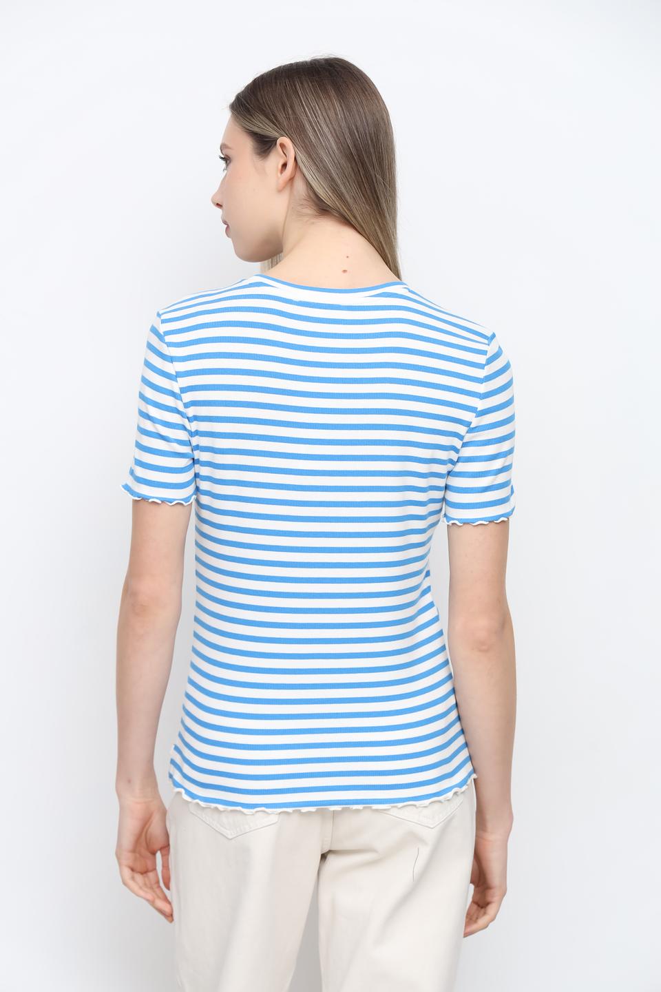 Футболка Tom Tailor в полоску голубую