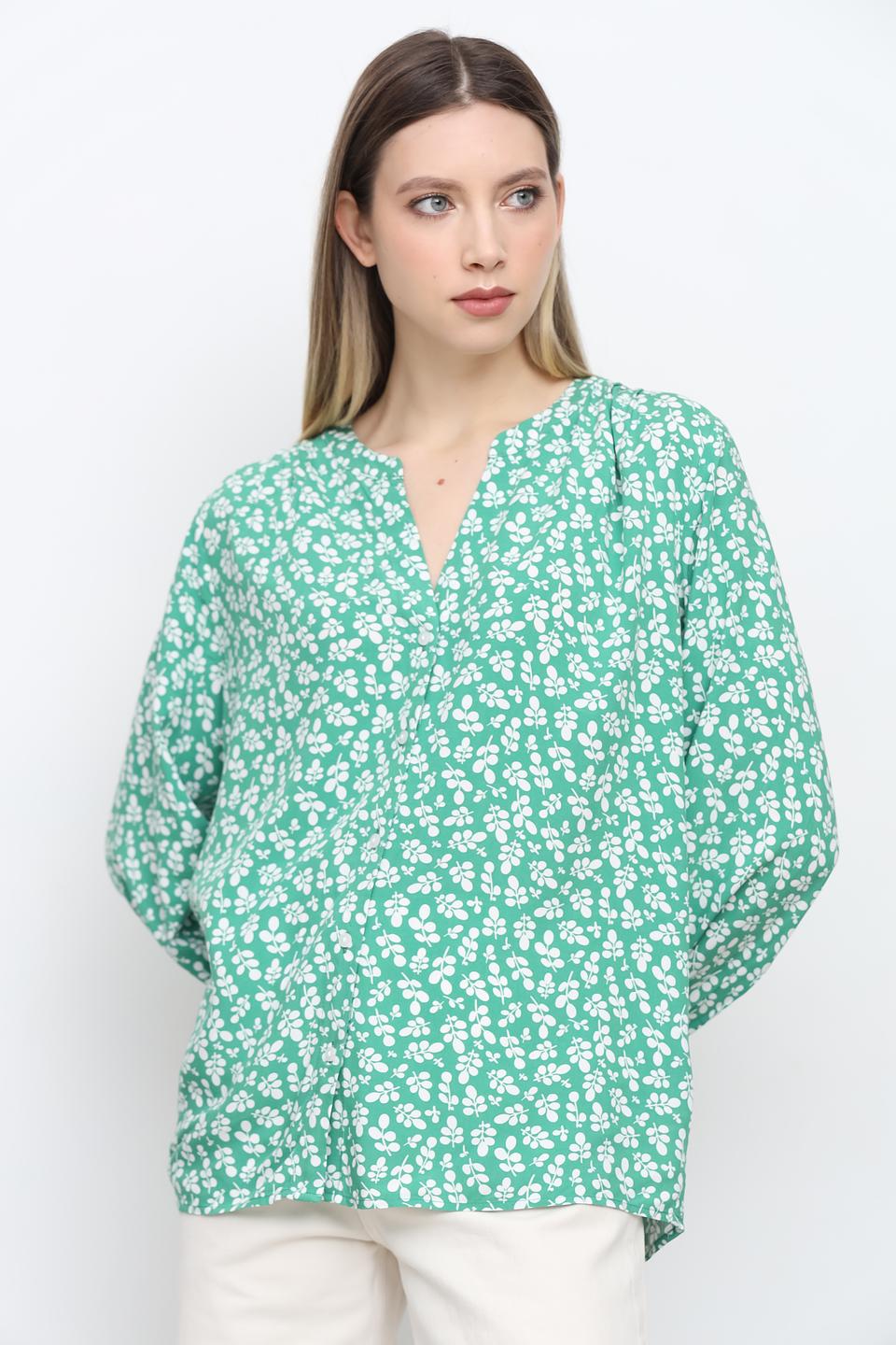 Блуза Tom Tailor с цветочным принтом