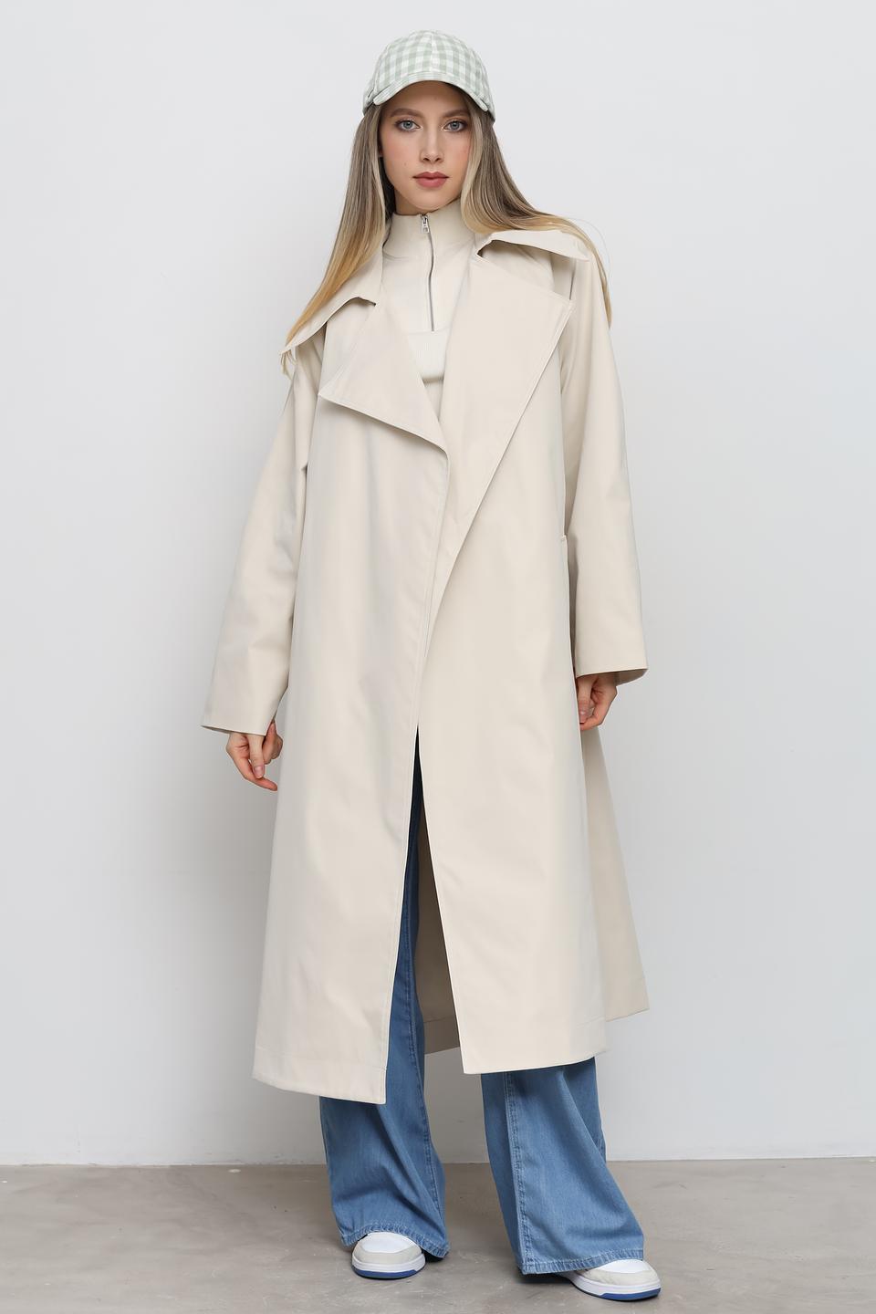 Плащ Tom Tailor бежевый