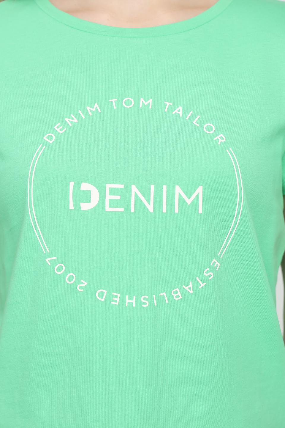 Футболка Tom Tailor denim лайм