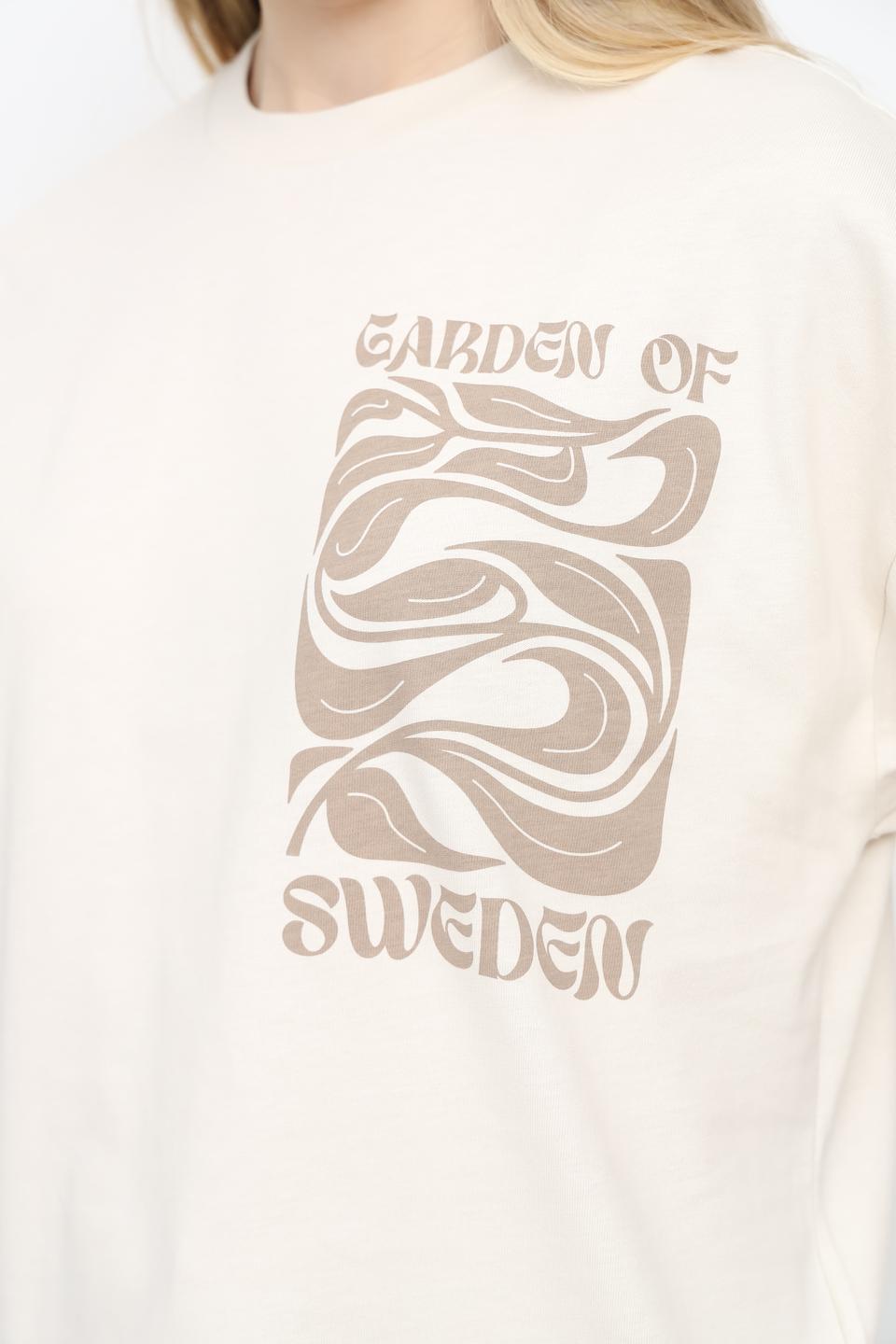 Футболка Marc O Polo Garden of Sweden бежевая