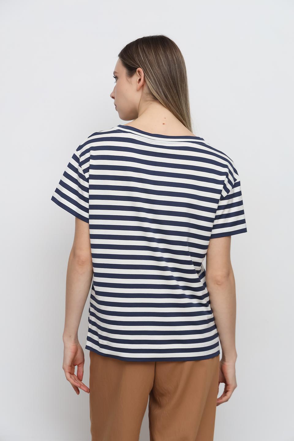 Футболка Penny Black в полоску с принтом